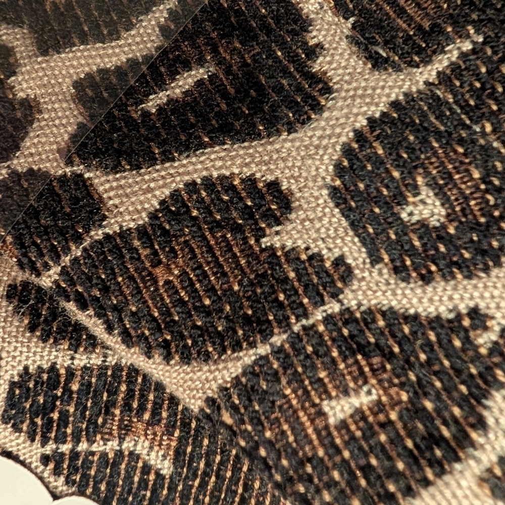 Victor Alfaro Leopard Jacquard Coat XS - Picture 15 of 15